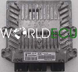 ECU ENGINE CONTROLLER CITROEN C3 1.4 HDI SIEMENS 5WS40068B-T, 5WS40068BT, SW9650529880, HW9648624280, SID 804
