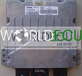 CENTRALINA MOTORE CITROEN SIEMENS SIRIUS 81 / S118230012 C / S118230012C / 9645865980 / 9636742280