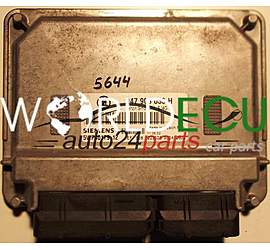 CENTRALINA DO MOTORE SKODA FABIA 1.4 MPI AQW 047 906 033 H, 047906033H, SIEMENS 5WP40179, BENZIN SIMOS 3PA SJ4G