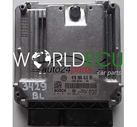 CENTRALINA MOTORE VW VOLKSWAGEN T5 2.5 TDI 070906016BA, 070 906 016 BA, BOSCH 0281011664, 0 281 011 664, DIESEL EDC16U1 7001 1039S07536