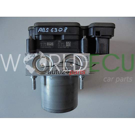 POMPE HYDRAULIQUE ET CALCULATEUR d'ABS RENAULT 476603124R 0265294367 0265956740