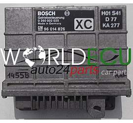 CENTRALINA CALCOLATORE SCATOLA DEL CAMBIO  OPEL OMEGA BOSCH 0 260 002 025, 0260002025, GM 96 014 826 XC, 96014826XC