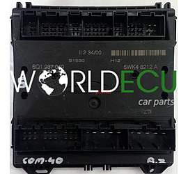 CENTRALINA DE COMANDO DO SISTEMA CONFORT 6Q1937049, 6Q1 937 049 SIEMENS 5WK4 8212 A, 5WK48212A SKODA FABIA VW POLO COM-40