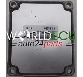MOTORSTEUERGERÄT ECU STEUERGERAT OPEL ASTRA CORSA VECTRA ZAFIRA DELPHI DELCO 09353489 DJTX, 09353489DJTX, HSFI-2.1