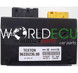 Centralina de comando do sistema confort  CITROEN XSARA TEXTON 96335236.80, 9633523680, 91038535