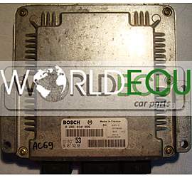 CENTRALINA MOTORE 0281010996 / 9646774280 / EDC15C2 53 / 28FM0000