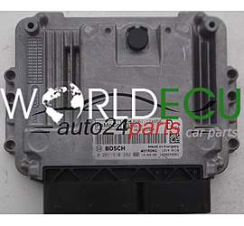 MOTORSTEUERGERÄT ECU STEUERGERÄT FORD FOCUS BOSCH 0 261 S10 282, 0261S10282, FoMoCo BV61-12A650-DZA, BV6112A650DZA, BV6112A650D