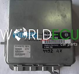 CENTRALINA MOTORE BMW E34 525 2.5 TDS BOSCH 0281001183, 0 281 001 183, 2244734, 2 244 734