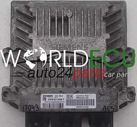 CENTRALINA DO MOTORE PEUGEOT PARTNER RANCH 2.0 HDI SIEMENS 5WS40136B-T, 5WS40136BT, SW9652691080, HW9647423380, SID 801A