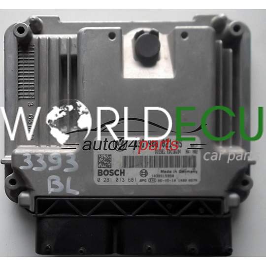 CENTRALINA MOTORE VW VOLKSWAGEN CADDY 1.9 TDI 03G906021HS, 03G 906 021 HS, BOSCH 0281013681, 0 281 013 681, DIESEL EDC16U34 0017, 1039S15958
