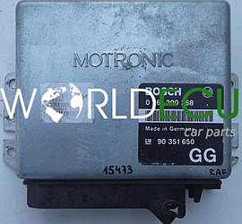 MOTORSTEUERGERÄT ECU STEUERGERAT OPEL BOSCH 0 261 200 368, 0261200368, GM 90 351 650 GG, 90351650 GG