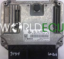 CENTRALINA MOTORE VW VOLKSWAGEN CADDY 1.9 TDI 03G906021PC, 03G 906 021 PC, 03G906021CG, 03G 906 021 CG, BOSCH 0 281 014 072, 0281014072