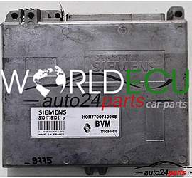 CALCULATEUR MOTEUR RENAULT CLIO 1.4, SIEMENS S101718102 D, S101718102D, HOM7700749946, 7700860918