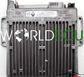 ECU CENTRALITA DE MOTOR RENAULT TWINGO, HOM7700868295, 7700868295, 7700103967, 216250223