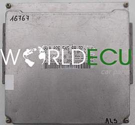 ECU ENGINE CONTROLLER MERCEDES W210, 208, E430, BOSCH 0 261 206 302, 0261206302, A 026 545 68 32, A0265456832