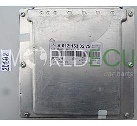 Engine control unit - ECU controllers MERCEDES 2.7 CDI BOSCH 0 281 010 796, 0281010796, A 612 153 32 79, A6121533279, CR2.14
