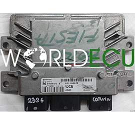 ECU ENGINE CONTROLLER FORD FIESTA MK7 1.25 AV2112A650CB, AV21-12A650-CB V2CB, S180047012B, S180047012 B, EMS2102