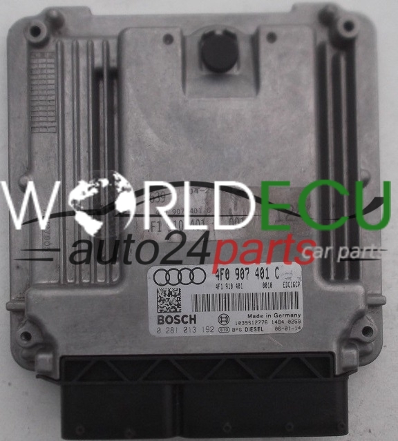 Calculateur Moteur ECU Pour Audi A6 2.7 Bosch - Réf. 0281013176, 4F0907401B - Occasion