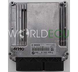 CENTRALINA MOTORE BMW X5 E70 X6 X71 3.0 DIESEL BOSCH 0281016639, 0 281 016 639, DDE 8509035 -01, 8 509 035 -01, 1039S34187