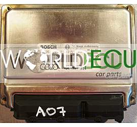 CENTRALINA MOTORE AUDI A4 4D0907551 / 0261204214 / 0261204215 / 26SA4895