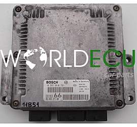 CENTRALINA MOTORE CITROEN PEUGEOT FIAT 2.0 HDI BOSCH 0 281 010 591, 0281010591, 96 435 271 80, 9643527180