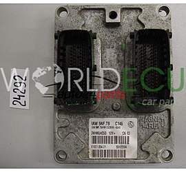 Engine control unit - ECU controllers FIAT STILO 1.6 Magneti Marelli IAW 5NF.T9, IAW5NFT9, 55189584