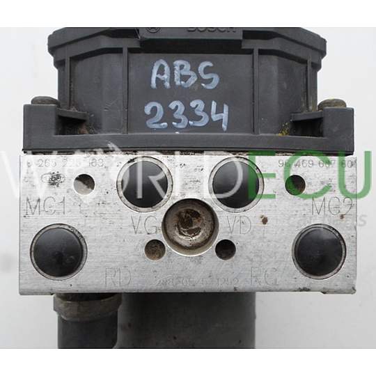 ABS CENTRALINA POMPA PEUGEOT 307 BOSCH 0265225163 / 9646968780 / 0265950074