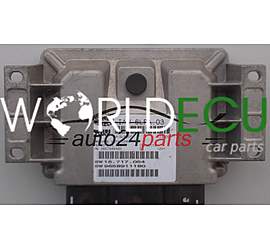 ECU ENGINE CONTROLLER CITROEN C2 2.0 MAGNETI MARELLI IAW 6LPA.03, IAW6LPA03, HW 16.575.184, 16575184, 9657649480, SW 16.717.054, 16717054, 9658911180