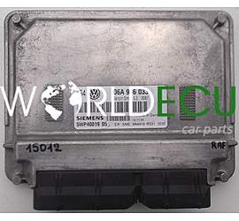 CENTRALINA MOTORE VOLKSWAGEN GOLF SIEMENS 5WP40019 05, 5WP4001905, 06A 906 033, 06A906033