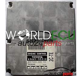 ECU ENGINE CONTROLLER TOYOTA AVENSIS 2.0 TD DENSO 1758002005, MB175800-2005, 8966105310, 89661-05310 2C-TE