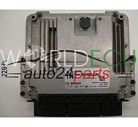 Engine control unit - ECU controllers NISSAN X-TRAIL BOSCH 0 281 033 885, 0281033885, 23710 4BE1A, 237104BE1A