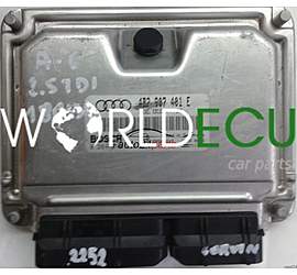 ECU ENGINE CONTROLLER AUDI A6 2.5 TDI 4B2907401E, 4B2 907 401 E, BOSCH 0 281 010 394, 0281010394, DIESEL EDC15UM+ D02