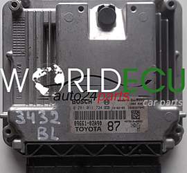 ECU ENGINE CONTROLLER TOYOTA COROLLA 1.4 D4D BOSCH 0281011734, 0 281 011 734, 89661-02A90, 8966102A90 87, 407918-0522, 4079180522, 1039S07945