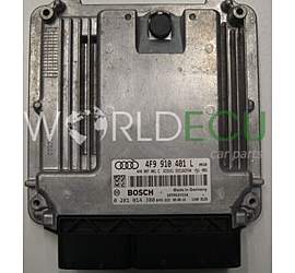 ECU ENGINE CONTROLLER AUDI A6 3.0 TDI BOSCH 0 281 014 380, 0281014380, 4F9 910 401 L, 4F9910401L