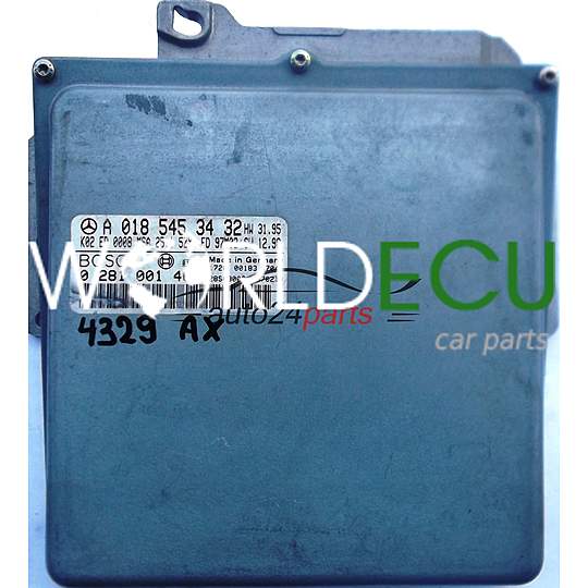 ECU ENGINE CONTROLLER MERCEDES W202 C250 2.5 TDI BOSCH 0281001463, 0 281 001 463, A0185453432, A 018 545 34 32, 0185453432, 28SA3002