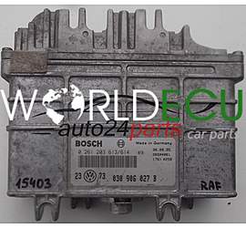 CENTRALINA MOTORE VOLKSWAGEN GOLF III VENTO BOSCH 0 261 203 613/614, 0261203613, 0261203614, 030 906 027 B, 030906027B