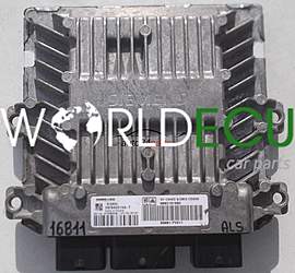 ECU ENGINE CONTROLLER CITROEN C2 C3 1.4 HDI SIEMENS 5WS40514A-T, 5WS40514AT, 9663181680 89661-YV011