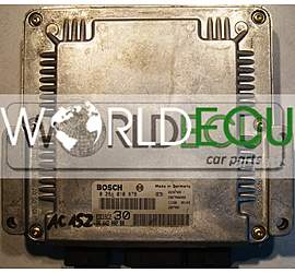ECU ENGINE CONTROLLER 0281010876 / 9644200280 / EDC15C2 30 / 28FM0000