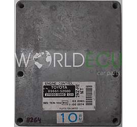 ECU ENGINE CONTROLLER TOYOTA YARIS 1.3 89661-52080 2NZ-FE, 8966152080, 211000-5990, 2110005990