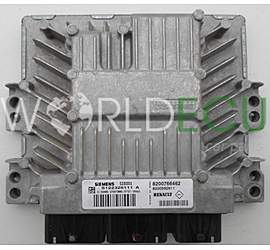 Centralina do motore RENAULT 1.5 DCI SIEMENS S122326111 A, S122326111A, 8200766462, 8200592611, SID301