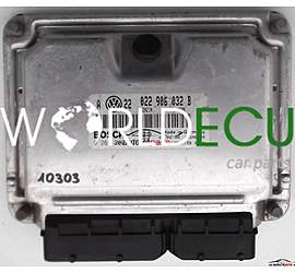 MOTORSTEUERGERÄT ECU STEUERGERAT VW VOLKSWAGEN BORA, AUDI 2.8, BOSCH 0 261 206 239, 0261206239, 022 906 032 B, 022906032B