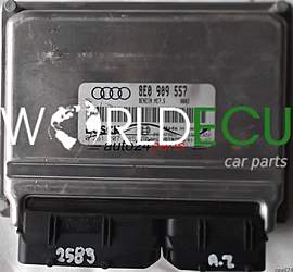 ECU ENGINE CONTROLLER AUDI A4 2.0 ALT 8E0909557, 8E0 907 557, BOSCH 0 261 207 285, 0261207285, BENZIN ME7.5 0003, 26SA7965
