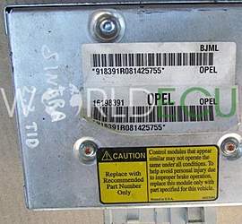 CENTRALINA ABS  OPEL SINTRA 16198391 BJML