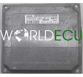 ECU ENGINE CONTROLLER FORD FIESTA FUSION 1.4 SIEMENS S120977313 D, S120977313D, FoMoCo 6S61-12A650-GD, 6S6112A650GD, 4DLD, SIM210