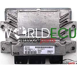 ECU ENGINE CONTROLLER FORD FIESTA, S180047014 C, S180047014C, AV21-12A650-FC, AV2112A650FC, J38BAC 1SYC