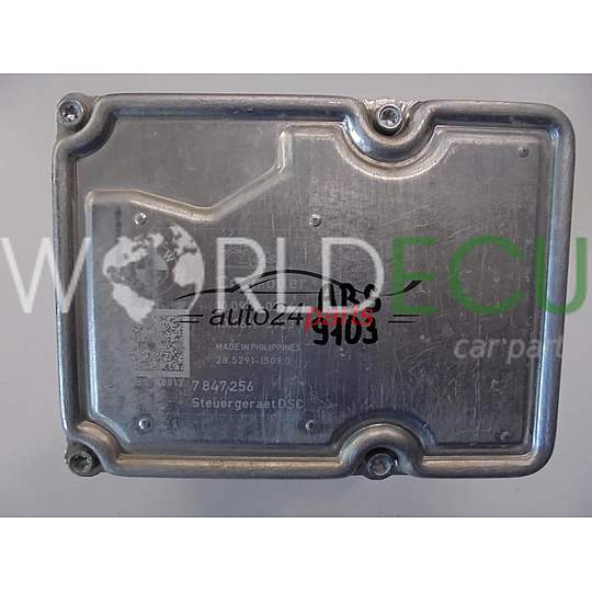 POMPE HYDRAULIQUE ET CALCULATEUR d'ABS BMW 7847256 10092908243