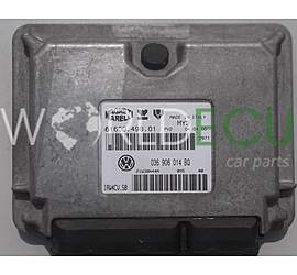 ECU ENGINE CONTROLLER SEAT AROSA 036 906 014 BQ, 036906014BQ, 61000.498.01, 6160049801, IAW4CVS0, IAW4CV.S0