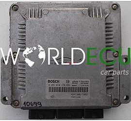 CALCULATEUR MOTEUR RENAULT ESPACE 2.2 DCI BOSCH 0 281 010 178, 0281010178, HOM7700115492, 7700115492