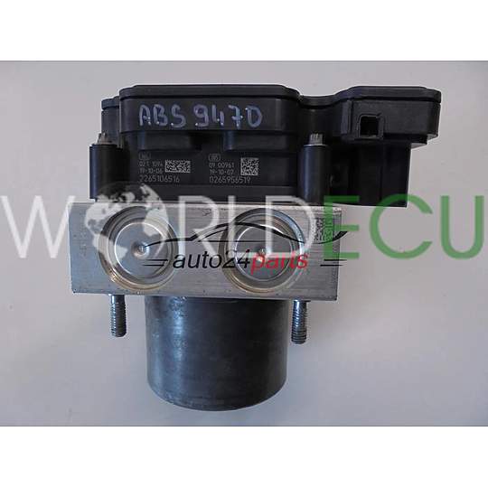 POMPE HYDRAULIQUE ET CALCULATEUR d'ABS IVECO 5802365327 0265280127 0265956519
