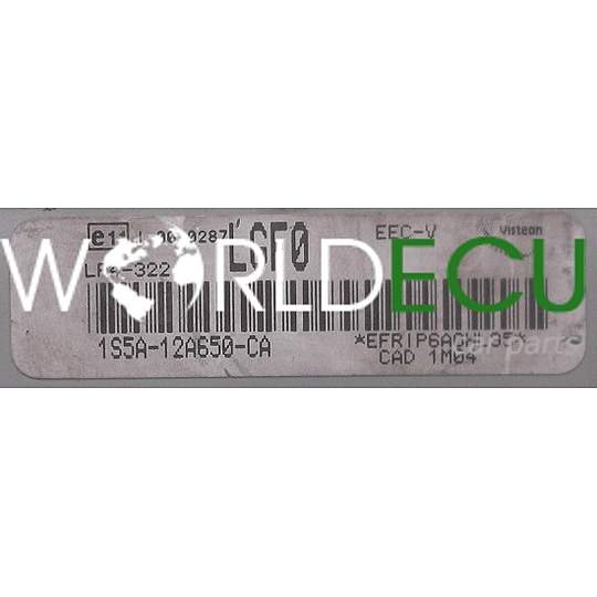 MOTORSTEUERGERÄT ECU STEUERGERAT FORD KA VISTEON 1S5A-12A650-CA, 1S5A12A650CA, LGFO, LP4-322